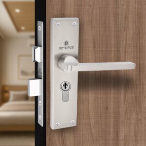 8401: MLS-SS CY 8” HUNK SS Mortise Lock Set