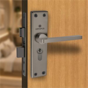 8403: MLS-SS CY 8” HUNK MB Mortise Lock Set