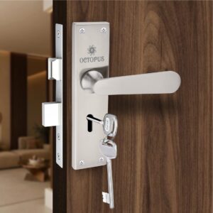 6501: MLS-SS KY 8” HUNK MB Mortise Lock Set