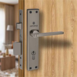 10403 : MLS-SS CY 10” HUNK MB Mortise Lock Set