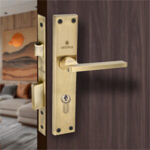 10402 : MLS-SS CY 10” HUNK AB Mortise Lock Set