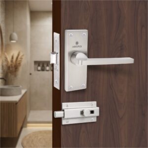 BLS-SSP 5” HUNK SS Bathroom Latch Plate Set