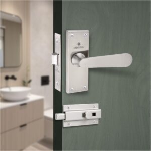 BLS-SSP 5” YAK SS Bathroom Latch Plate Set