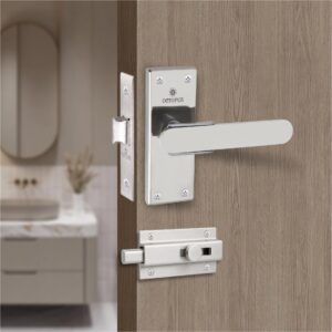 BLS-SSP 5” DUMBO SS Bathroom Latch Plate Set