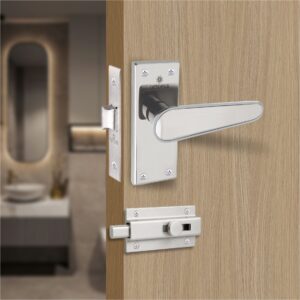 BLS-SSP 5” MIMIC SS Bathroom Latch Plate Set
