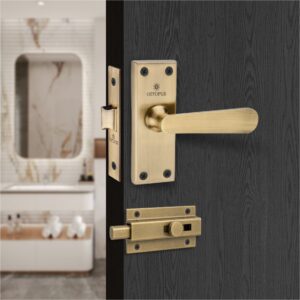 BLS-SSP 5” YAK AB Bathroom Latch Plate Set