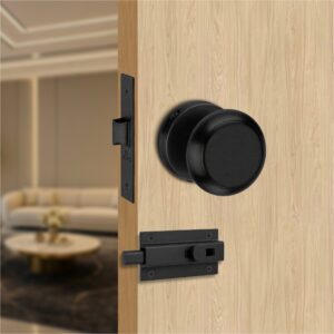 BLS-SSK MB Bathroom Latch Knob Set